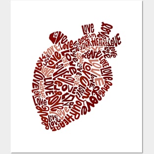 Human Heart Love Posters and Art